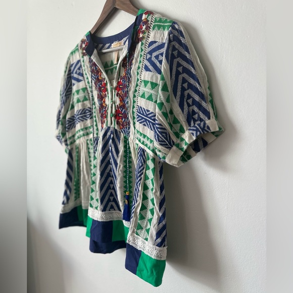 NWT Anthropologie–Verb by Pallavi Singhee Sylvia Babydoll Blouse - Picture 5 of 13